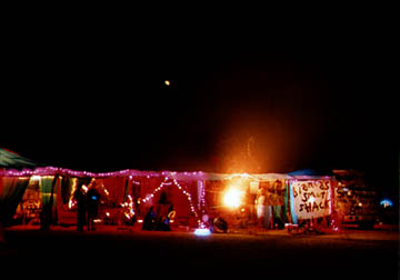 the first shack, night, 1996